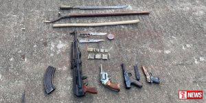 ගුවන් තොටුපොළ ආරක්ෂකයාගේ නිවසෙන් ගිනි අවි සහ උණ්ඩ මතුවෙයි