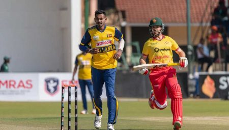 සිම්බාබ්වේට එරෙහි පළමු විස්සයි විස්සේ ජය ශ්රී ලංකාවට