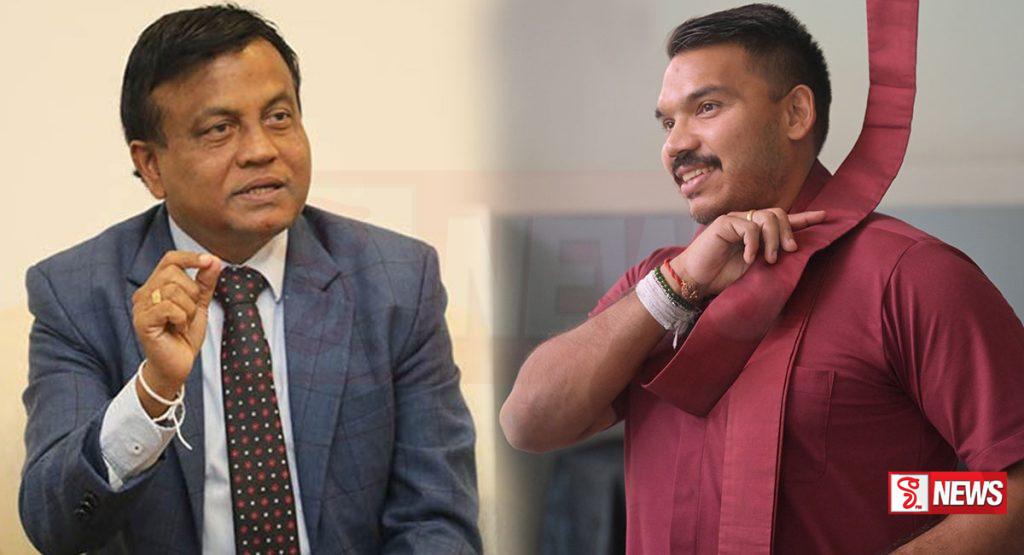 නාමල්ගෙන් නි:ඇමති සුනිල්ට එන්තරවාසි !