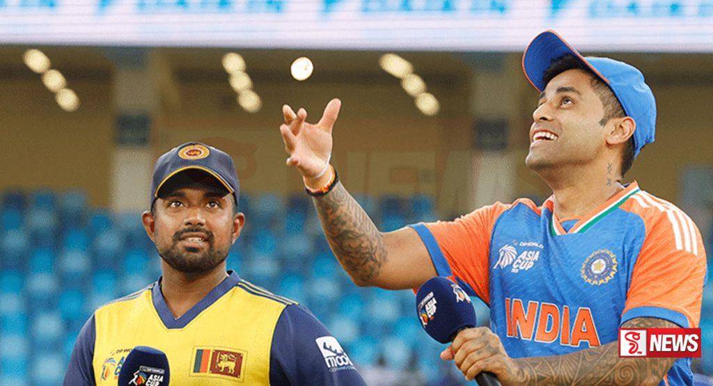 භාරතයට එරෙහි තරගයේ කාසියේ වාසිය ශ්රී ලංකාවට