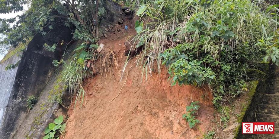 හැටන් කුඩාගම නිවාස රැසක් නායයාමේ අවදානමක