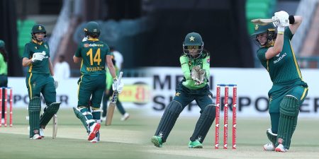 පාකිස්තානු කාන්තාවන්ට ලකුණු 293ක ඉලක්කයක්