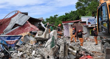 භූ කම්පනයෙන් පිලිපීනයට දැඩි බලපෑම්