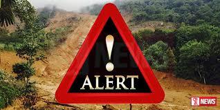 නායයාමේ පූර්ව අනතුරු ඇඟවීමේ නිවේදනයක්