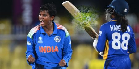 පළමු තරගයෙන්ම ඉන්දීය කාන්තා කණ්ඩායමට සුපිරි ජයක්