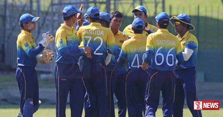 ශ්රී ලංකා A කණ්ඩායම විස්සයි20 ක්රිකට් තරගාවලියේ අවසන් මහා තරග බලාපොරොත්තු අත්හරියි