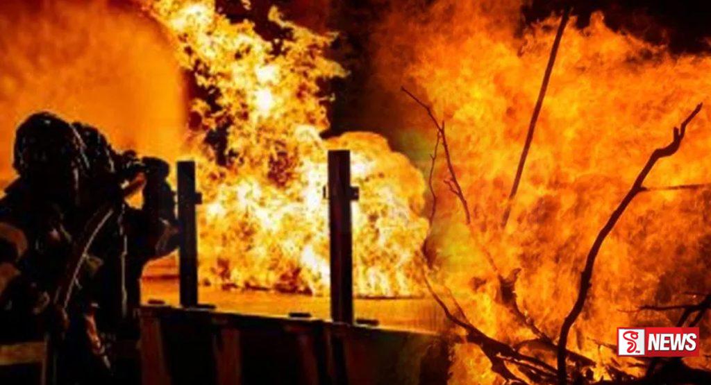 කඩුවෙල කර්මාන්ත ශාලාවක ගින්නක්