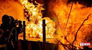 කඩුවෙල කර්මාන්ත ශාලාවක ගින්නක්