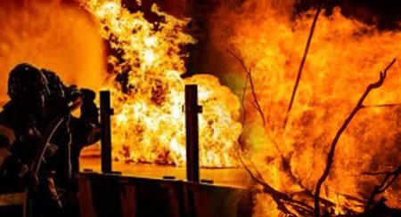 කඩුවෙල කර්මාන්ත ශාලාවක ගින්නක්