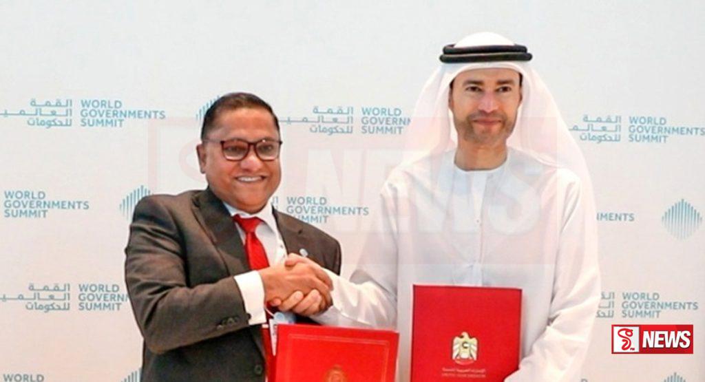 එමීර් විදේශ කටයුතු රාජ්ය ඇමති දිවයිනට