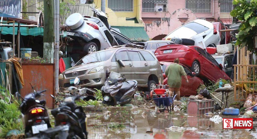 පිලිපීන සුළි කුණාටුවෙන් මිය ගිය ගණන ඉහලට