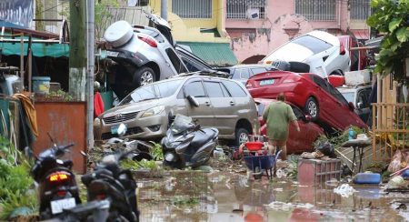 පිලිපීන සුළි කුණාටුවෙන් මිය ගිය ගණන ඉහලට