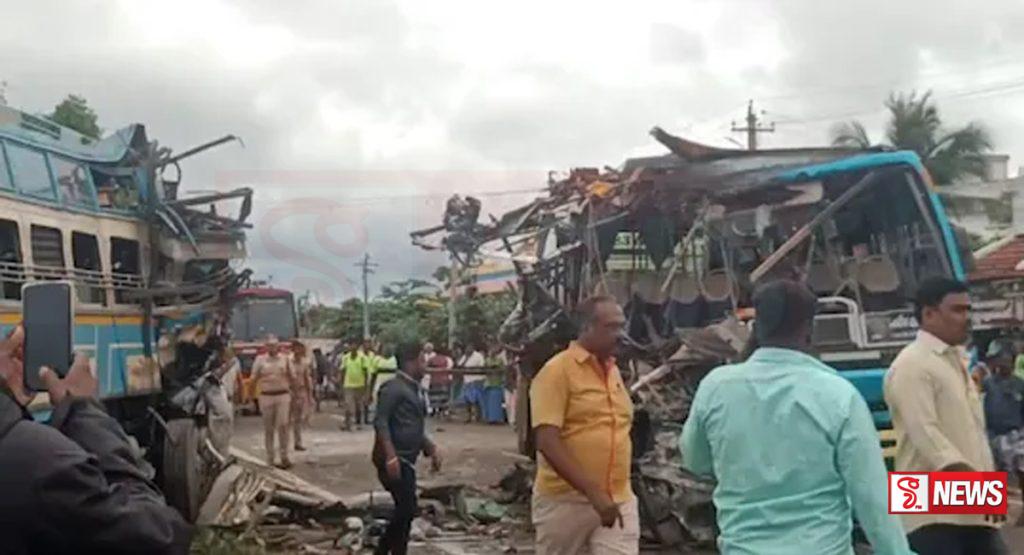 ඉන්දියාවේ බස් රථ අනතුරක් 06ක් ජිවිතක්ෂයට