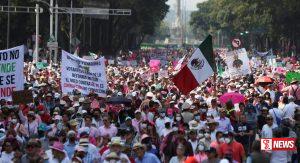 මෙස්සිකෝවේ විරෝධතා මාලාවක්