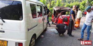 ත්රීරෝද – වෑන් අනතුරෙන් ත්රීරෝද රථ රියදුරු මරුට