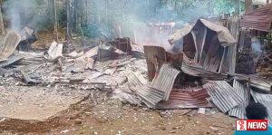 හදිසි ගින්නකින් නිවසක් අළුවෙයි