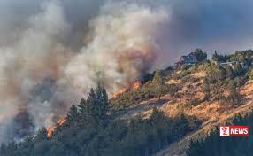 නවසීලන්තයේ ප්රබල ලැව් ගින්නක්