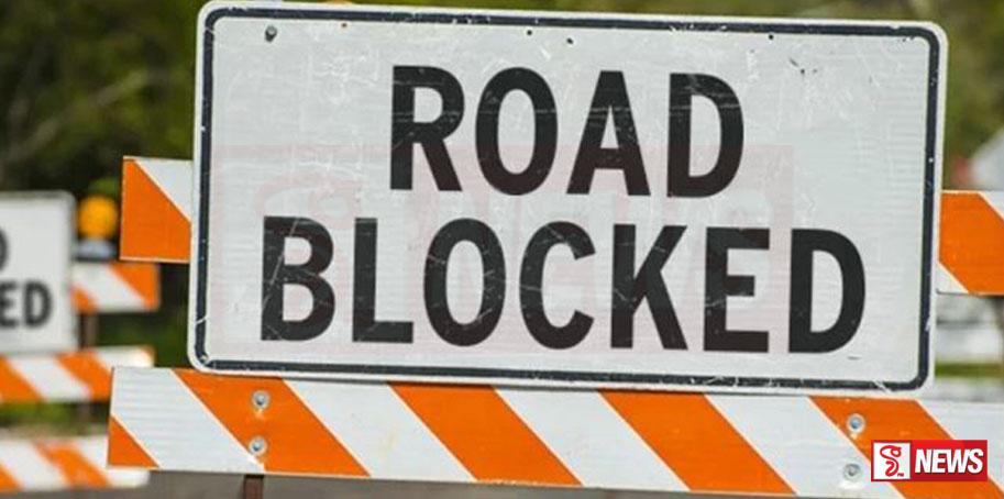 හෙම්මාතගම – ගම්පොළ මාර්ගයත් අවහිරවෙයි