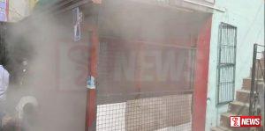 තලවකැලේ වෙළෙඳ සැලක ගින්නක්