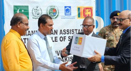 පාකිස්තාන රජයෙන් මානුෂීය අධාර තොගයක්