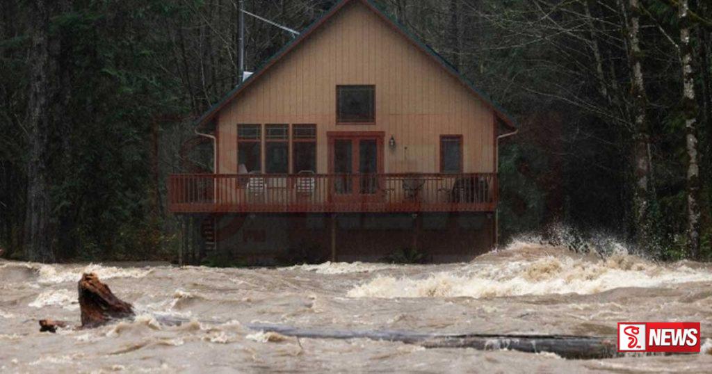 අමෙරිකාවට සහ කැනඩාවට මහ ගංවතුර