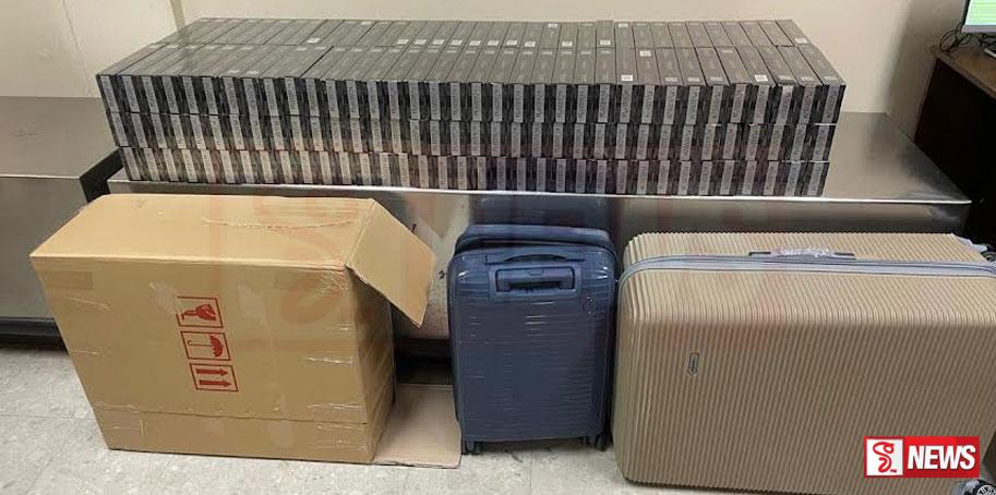 නීති විරෝධී දුම්වැටි 4200ක් සමග තරුණයෙක් අත්අඩංගුවට