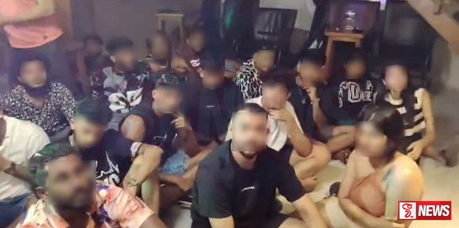 VIDEO: ෆේස්බුක් සාදයකදී අත්අඩංගුවට ගත් පිරිස අතර මහනුවර නියෝජ්ය නගරාධිපතිගේ දියණියත්