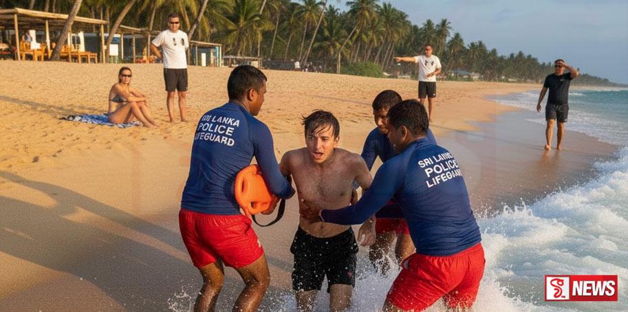 දියවැලකට හසු වූ ජෝර්ජියා ජාතිකයා බේරාගනියි