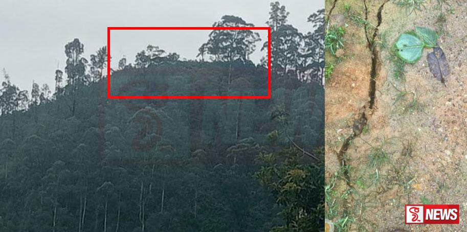 නායායාමේ අවදානමක් නිසා මරේ වතු යායේ පවුල් 71ක සාමාජිකයන් ඉවතට