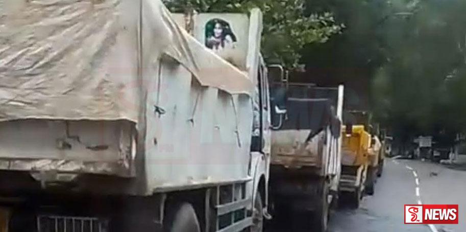 නුවරඑළියට වැලි ප්රවාහනයට පොලිසියෙන් කොක්කක්