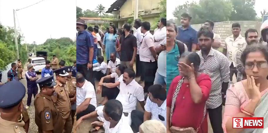 තිස්ස විහාරය ඉදිරිපිටදී අත්අඩංගුට ගත් පිරිස ඇපමත මුදාහරී