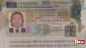 කූඨ ලෙස සැකසූ වීස බලපත්රයකින් ස්පාඤ්ඤයට පනින්න හැදූ විදේශිකයෙක් අත්අඩංගුවට