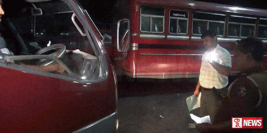 ගිනිගත්හේන හරහා ගිය වාහන 12කට තාවකාලික තහනමක්