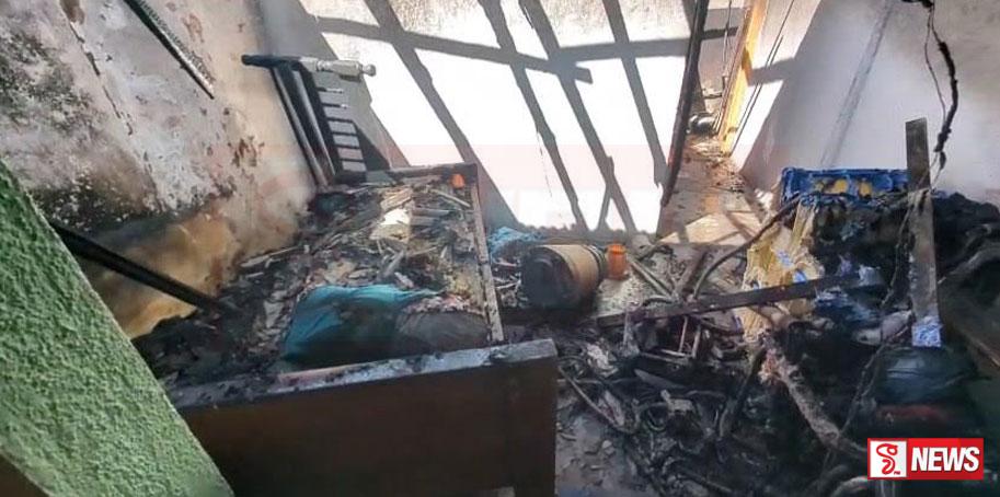 වතු නිවාසයක ගින්නක්