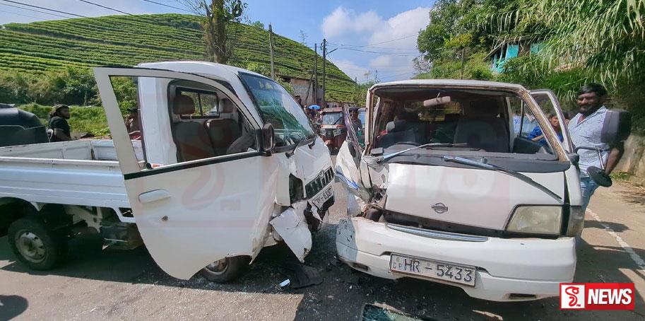 ලොරි – වෑන් ගැටී දෙදෙනෙකුට බරපතලයි