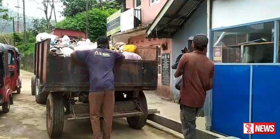 කසළ එකතු කිරීම බදු ගෙවූ ව්යාපාරිකයන්ගෙන් පමණයි