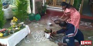 වතුකරයේ ජනතාව සූර්ය රාජයා නමදිමින් තෛපොංගල් උත්සවය සමරයි