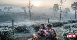 අවම උෂ්ණත්වය නුවරඑළියෙන්