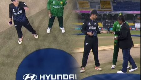 කාසියේ වාසිය දිනූ පාකිස්තානය පන්දුවට පහරදීම තෝරගනියි