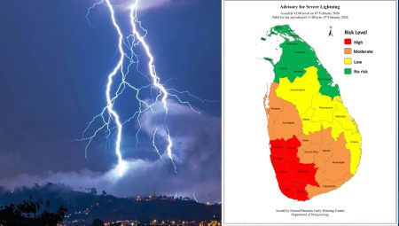 පළාත් දෙකකට සහ දිස්ත්රික්ක දෙකකට අනතුරු ඇඟවීමක්