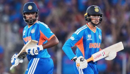 සංජු සැම්සන්ගෙන් වේගවත් පිතිහරඹයක් – නවසීලන්තයට 256ක ඉලක්කයක්