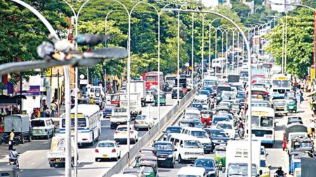 ලෝකයේ වැඩිම මාර්ග තදබදයක් ඇති රටවල් අතරට ශ්රී ලංකාව