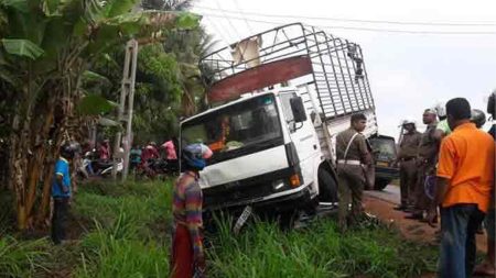රිය අනතුරකින් පොලිස් සැරයන්වරයෙකු ජීවිතක්ෂයට