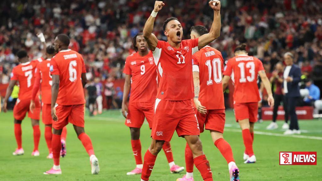 FIFA තරගාවලියේ කොලොම්බියාව පැරදූ ස්විට්සර්ලන්තය අර්ධ අවසන් පූර්ව වටයට