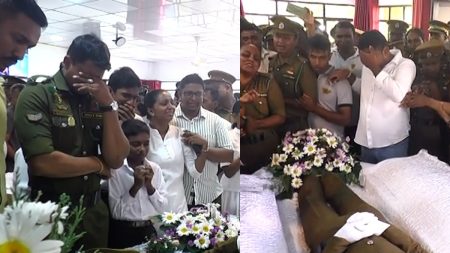 බන්ධනාගාර ගැටුමෙන් මිය ගිය නිළධාරීන්ගේ දේහයන් වැලිකඩට