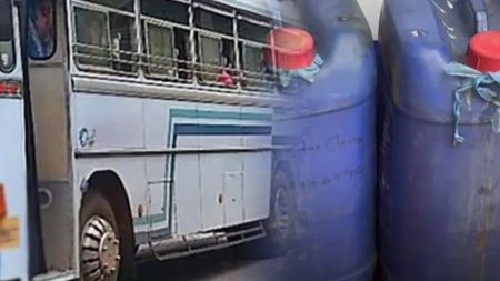 භූමිතෙල්වලින් ධාවනය කළ බස් 4ක් පොලිස් භාරයට