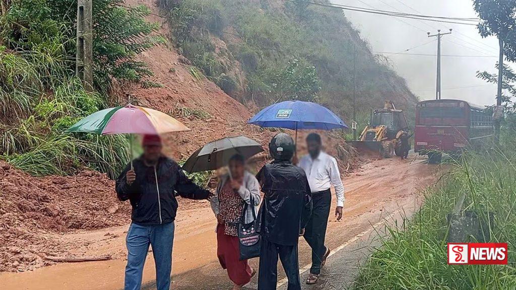ආපදා හේතුවෙන් නුවරඑලියට දැඩි බලපෑම්