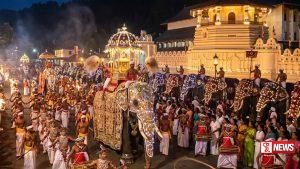 කන්ද උඩරට ඇසළ පෙරහැර මහා මංගල්යය ආරම්භමින් සිව්මහා දේවාල කප් සිටුවයි