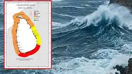 රළු මුහුද සම්බන්ධයෙන් අවවාධාත්මක නිවේදනයක්